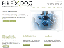 Tablet Screenshot of firedogit.com